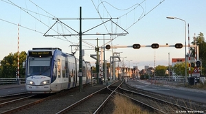 De eerste uitrukker naar tramlijn 19 bij de Hoornbrug was Randsta