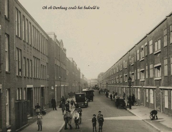 Wesselstraat, gezien van de Langnekstraat. Rechts nr. 350 1933