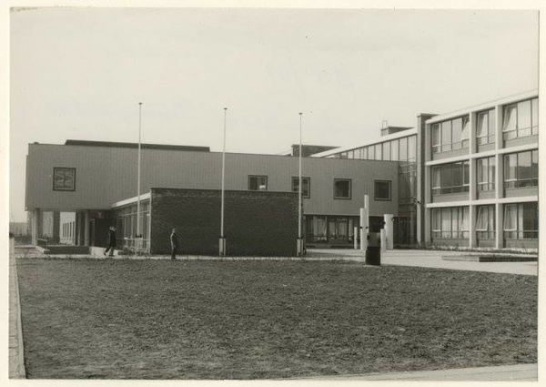 Zuidlarenstraat, Zuiderpark HBS, 1958