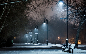 winter-snow-bench-lights-1