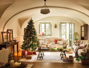 vintage-christmas-living-room-decoration-white-fabric-sofa-natura