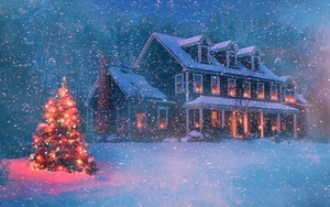 christmas-house-in-snowstorm-wallpaper-1680x1050