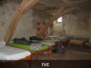 Slapen in het klooster van Vzelay