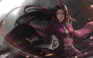 Art-fantasy-girl-asian-sword-purple-clothes_1680x1050