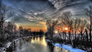 sunset_winter_river_sky_hdr_79426_1920x1080