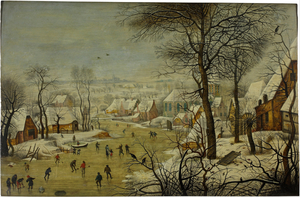 Pieter_Brueghel_the_Younger_-_Winter_landscape_with_a_bird_trap_-