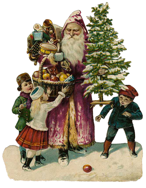 Vintage-Victorian-Christmas-Die-Cut-Clip-Art-36