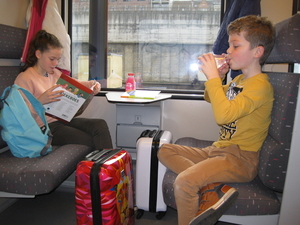30) Op de trein naar Eppegem op 4 januari