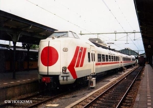 De keizerlijke trein uit Japan is verdwaald in Leeuwarden in 1988
