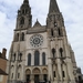 Vooraanzicht kathedraal Chartres
