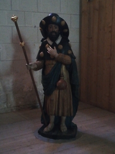 St. Jacob in pelgrimsuitrusting te Chtellerault