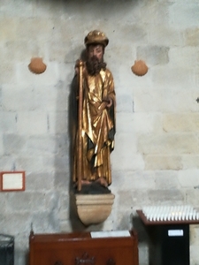 Sint Jacobsbeeld in kerk Puente La Reine