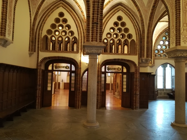 Interieur Palacio de Gaudi in Astorga