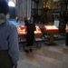 Er branden veel kaarsen in de kathedraal van Santiago de Composte