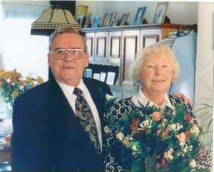 Mijn pa en ma Overduin van Leeuwen 50 jaar getrouwd