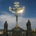 3a Moldau  _Karelsbrug _standbeelden met Christusbeeld