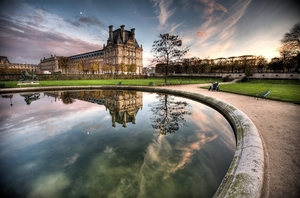 paris hdr photography louvre museum palace jardin des tuileries 2