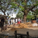 2B Mahabalipuram--Tanjore, koord vlechten _P1220804