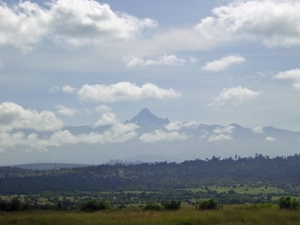 Mount Kenya (op de evenaar)