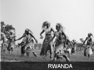 1962: Rwanda, BUTARE : Ntore dansers