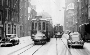 Amsterdam in de sneeuw
