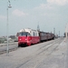 RTM De Solex, met drie, bij de halte Hoogvliet in 1962.
