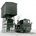 RTM Loc 47 neemt water in Numansdorp Haven 08-01-1955. Het reserv