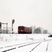 Almelo. Binnenkomst trein uit Mariemberg.15-01-1985