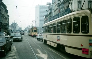 1973. Drukte in de stad - Antwerpen