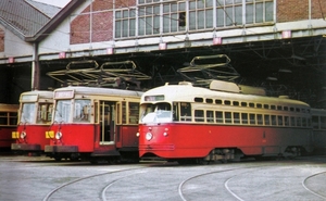 SNCV - uitzicht op het depot van Charleroi, genomen op 29 mei 196