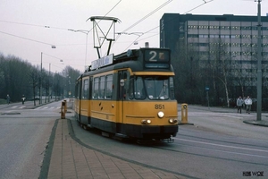 De Amsterdamse tramlijn 2 reed nog niet door naar Sloten 18-12-19