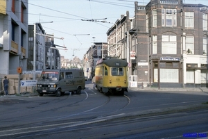 Op 19 september 1983 zien we 'inrukker' PCC 1135 van tramlijn 16 