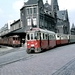 23-juli-1959 Rosestraat van Rotterdam.Links, onder de kap, de M67