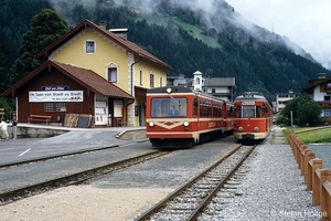 RTM 1700 stel 'Sperwer' - VT1 Oostenrijk Zillertalbahn Halte Zell