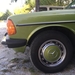 MB W123 groen wieldeksel