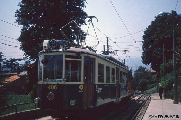 Triëst had een tramlijn naar het hoger gelegen Opicina. 30-05-19