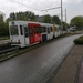 De 3130 met Mondriaan jasje op lijn 6 richting Leidschendam-Noord
