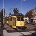Op 22 oktober 1987 rijdt het PCC-koppelstel 1306+2115 op tramlijn