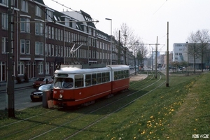 Weense trams reden op de Rotterdams lijn 2.  12-04-2002-2