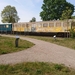 Blauwe Engel in Hengelo. De trein is goeddeels geschuurd en trein