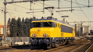 De sinds 18 februari 1982 in dienst gestelde NS 1629 loopt om op 
