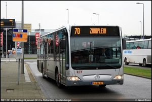 RET 221 - Rotterdam, Gooilandsingel
