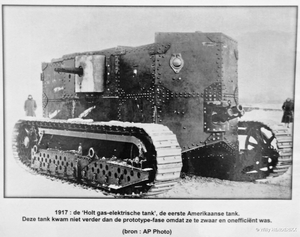 HOLT gas-elektrische tank 1917