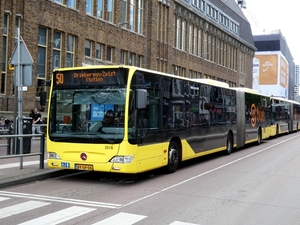 U-link 50 met Qbuzz 3516 (!), 4658 & 4712. Utrecht 20-06-2020