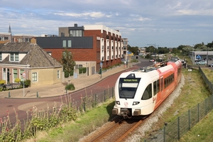 De 315 nadert het eindpunt Harlingen Haven, 27-07-2020