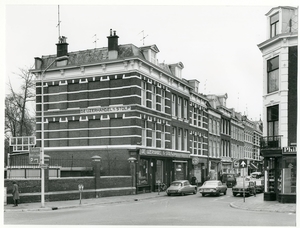 Prinsestraat 107-87, gezien naar de Noordwal. 20-12-1973