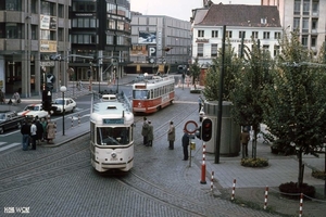 Antwerpse tram, toen nog de MIVA. 14-10-1981-4