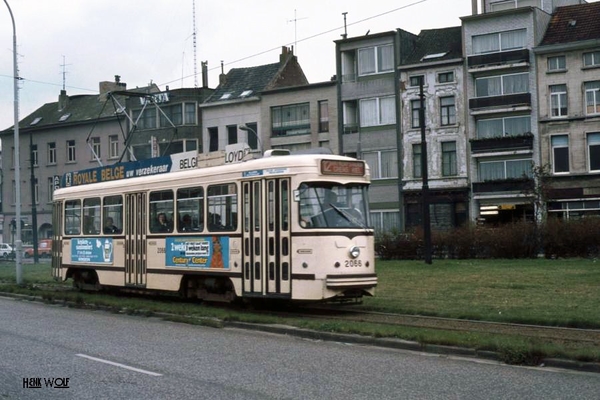 Antwerpse tram, toen nog de MIVA. 14-10-1981-10