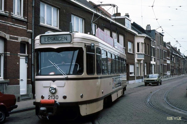 Antwerpse tram, toen nog de MIVA. 14-10-1981-16