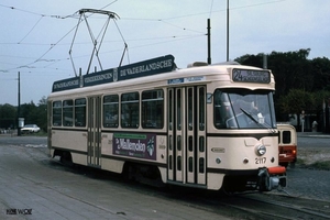 Antwerpse tram, toen nog de MIVA. 14-10-1981-17
